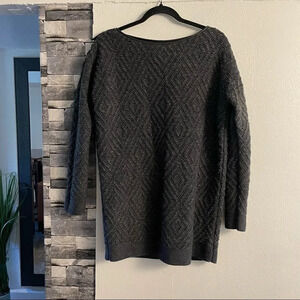 maison scotch thick material dark grey sweater